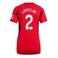 Manchester United Victor Lindelof #2 Domaci Dres za Ženska 2023-24 Kratak Rukav